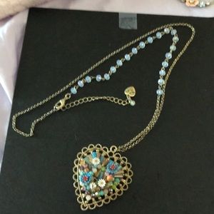 Betsy Johnson “Weave and Sew” 32-inch necklace